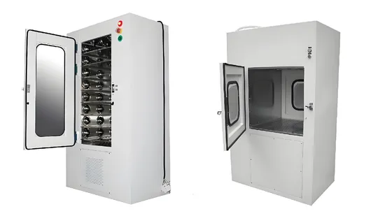 Ompact Air Shower Pass Box with LED Display for Laboratory Research - Energy-Saving Design